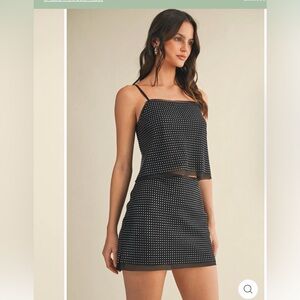 Pookie & Sebastian Night Sparkle Set Top M / Skirt S